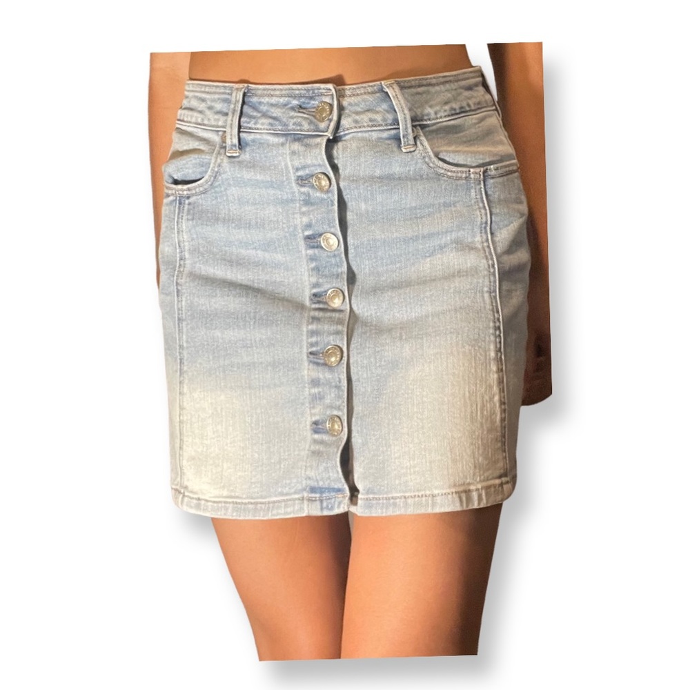 American eagle denim skirt